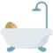Person Taking Bath - Medium Light emoji on Google